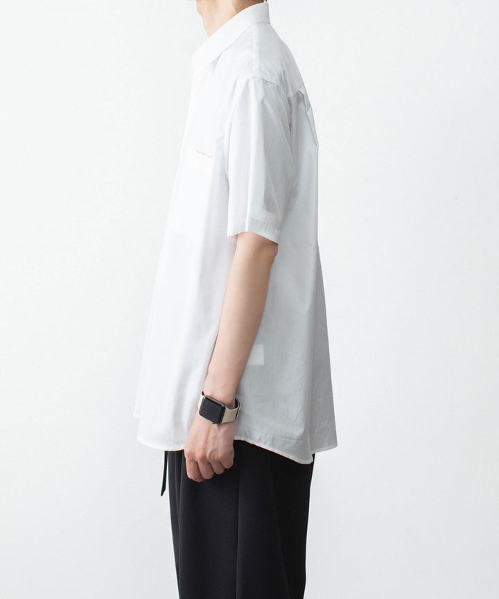 ATTACHMENT アタッチメントの140/2 GIZA BROAD S/S SHIRT - WHITEの公式通販サイトsession福岡セレクトショップ