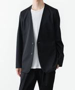 画像をギャラリービューアに読み込む, ATTACHMENT / EXCLUSIVE ITEMアタッチメントのLUCA MATTE TWIST COLLARLESS JKT - BLACKの公式通販サイトsession福岡セレクトショップ
