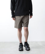 画像をギャラリービューアに読み込む, ATTACHMENT アタッチメントのNY TAFFETA SHORTS - KHAKI GRAYの公式通販サイトsession福岡セレクトショップ
