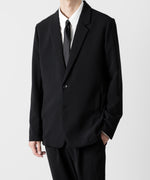 画像をギャラリービューアに読み込む, ATTACHMENT アタッチメントのPE STRETCH DOUBLE CLOTH 2B JACKET - BLACK 公式通販サイトsession福岡セレクトショップ
