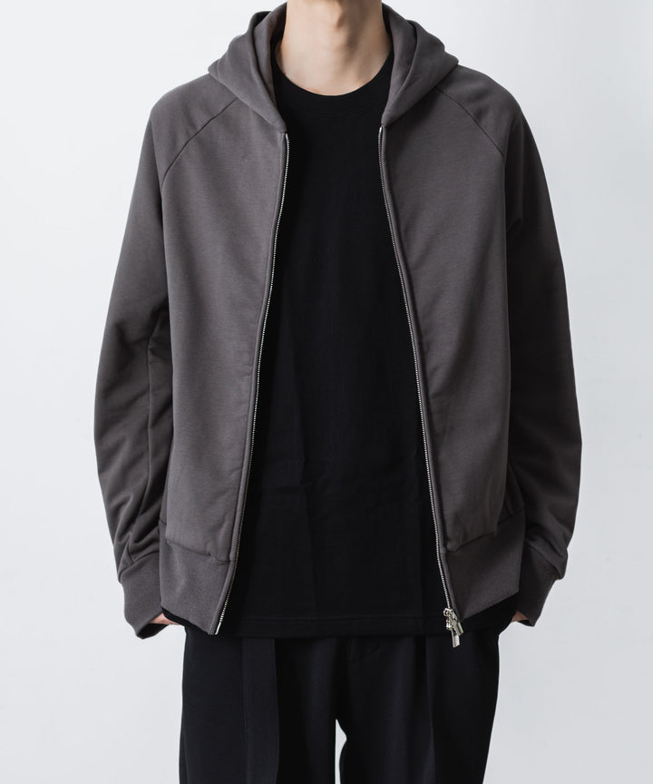 ATTACHMENT / EXCLUSIVE ITEMアタッチメントのCO STRECH TERRY ZIP UP HOODIE - D.GRAYの公式通販サイトsession福岡セレクトショップ