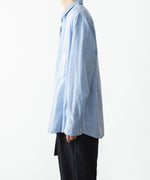 画像をギャラリービューアに読み込む, ATTACHMENT アタッチメントのCO/TEN JACQUARD LAWN PATCH POCKET L/S SHIRT - S.BLUEの公式通販サイトsession福岡セレクトショップ
