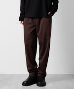 画像をギャラリービューアに読み込む, ATTACHMENT アタッチメントのCOTTON DOUBLE FACE LOUNGE TROUSERS - BORDEAUX 公式通販サイトsession福岡セレクトショップ
