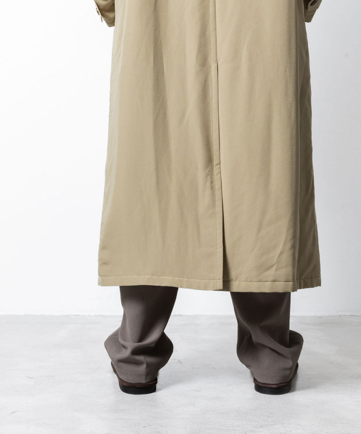 VEIN ヴェインのFIBRIL POPLIN PADDING BALMACAAN COAT - L.BEIGEの公式通販サイトsession福岡セレクトショップ