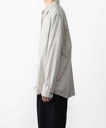 画像をギャラリービューアに読み込む, ATTACHMENT アタッチメントのWO/PE STRIPE L/S SHIRT - S.GRAYの公式通販サイトsession福岡セレクトショップ
