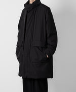 画像をギャラリービューアに読み込む, ATTACHMENT アタッチメントの3LAYER LIGHT TAFFETA UTILITY DOWN COAT - BLACK 公式通販サイトsession福岡セレクトショップ
