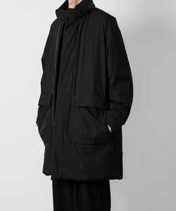 ATTACHMENT アタッチメントの3LAYER LIGHT TAFFETA UTILITY DOWN COAT - BLACK 公式通販サイトsession福岡セレクトショップ