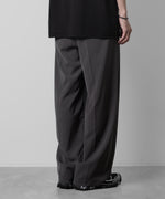 画像をギャラリービューアに読み込む, ATTACHMENT アタッチメント LIMITEDのSORIBIA TWILL BELTED WIDE TROUSERS - D.GRAYの公式通販サイトsession福岡セレクトショップ
