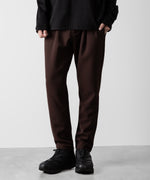 画像をギャラリービューアに読み込む, ATTACHMENT アタッチメントのPE STRETCH DOUBLE CLOTH REGULAR FIT EASY TROUSERS - BROWN 公式通販サイトsession福岡セレクトショップ
