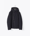 【 ATTACHMENT / EXCLUSIVE ITEM 】NY 2WAY STRECH ROUND ZIP HOODED JACKET - BLACK