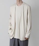 画像をギャラリービューアに読み込む, 【ATTACHMENT】ATTACHMENT アタッチメントのCOTTON DOUBLE FACE COLLARLESS CARDIGAN - OFF WHITE 公式通販サイトsession福岡セレクトショップ
