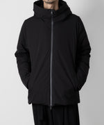 画像をギャラリービューアに読み込む, ATTACHMENT アタッチメントの3LAYER LIGHT TAFFETA HOODED DOWN JACKET - BLACK 公式通販サイトsession福岡セレクトショップ
