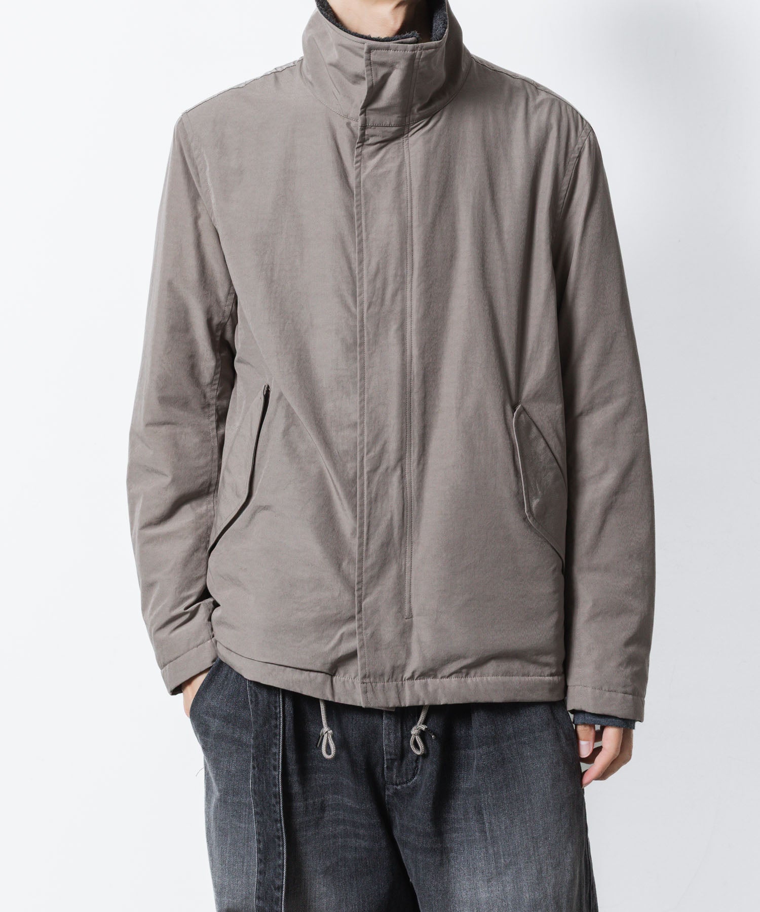 ATTACHMENT アタッチメントのCO/NY WEATHER CLOTH UTILITY JACKET - KHAKI GRAYの公式通販サイトsession福岡セレクトショップ