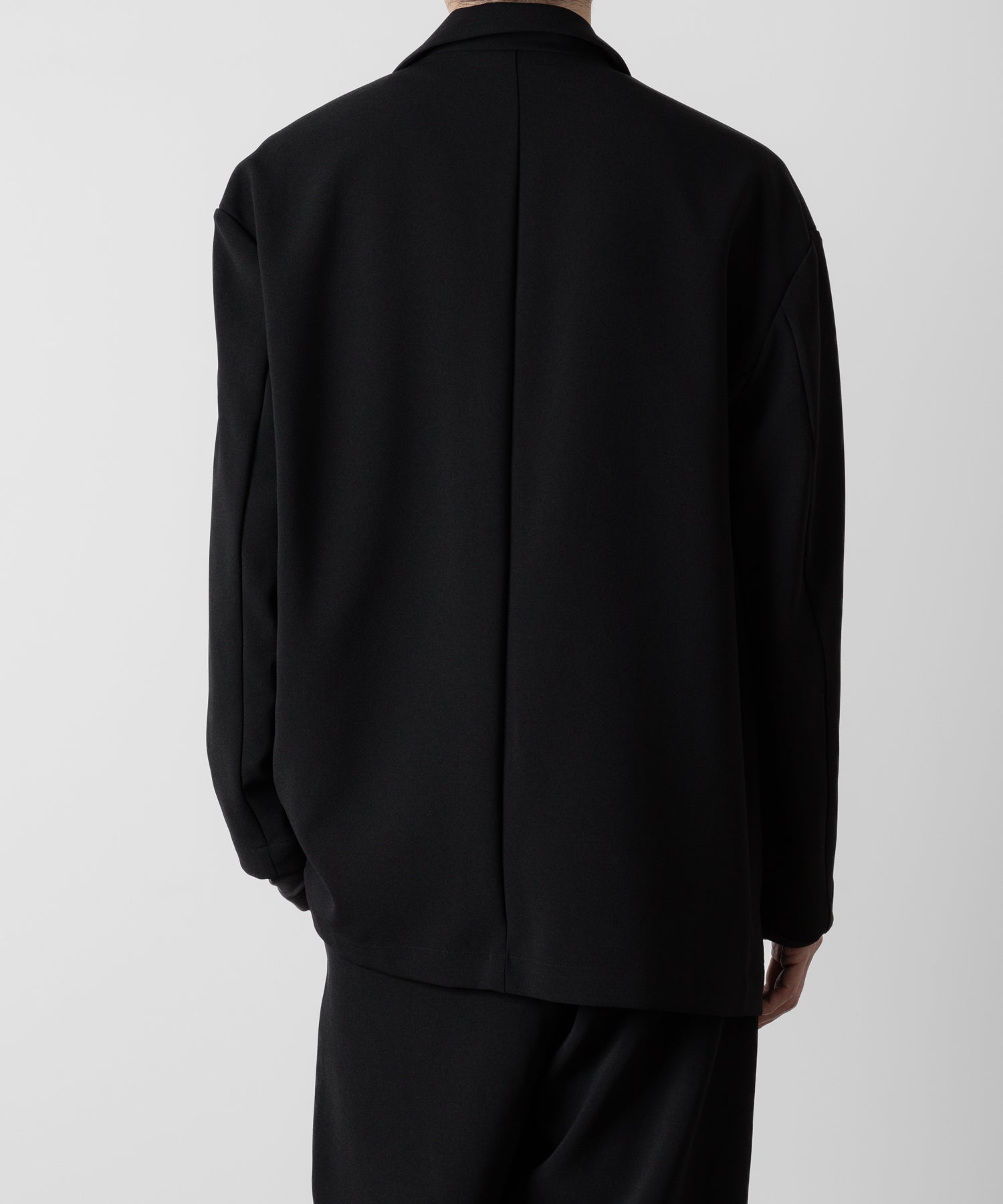 ATTACHMENT アタッチメントのPE STRETCH DOUBLE CLOTH OVERSIZED 2B JACKET - BLACK 公式通販サイトsession福岡セレクトショップ