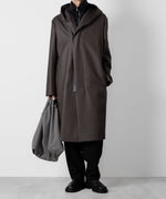 画像をギャラリービューアに読み込む, ATTACHMENT アタッチメントの限定2/90 SUPER120S MALTON ZIPUP HOODED COAT - D.KH GRAYの公式通販サイトsession福岡セレクトショップ

