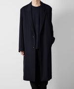 画像をギャラリービューアに読み込む, ATTACHMENT アタッチメントの2/48 WO KERSEY OVERSIZED CHESTER COAT - NAVY 公式通販サイトsession福岡セレクトショップ
