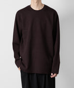 画像をギャラリービューアに読み込む, ATTACHMENT アタッチメントのWOxPE DOUBLE FACE KNIT CREWNECK PULLOVER L/S - BROWN 公式通販サイトsession福岡セレクトショップ
