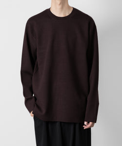 ATTACHMENT アタッチメントのWOxPE DOUBLE FACE KNIT CREWNECK PULLOVER L/S - BROWN 公式通販サイトsession福岡セレクトショップ