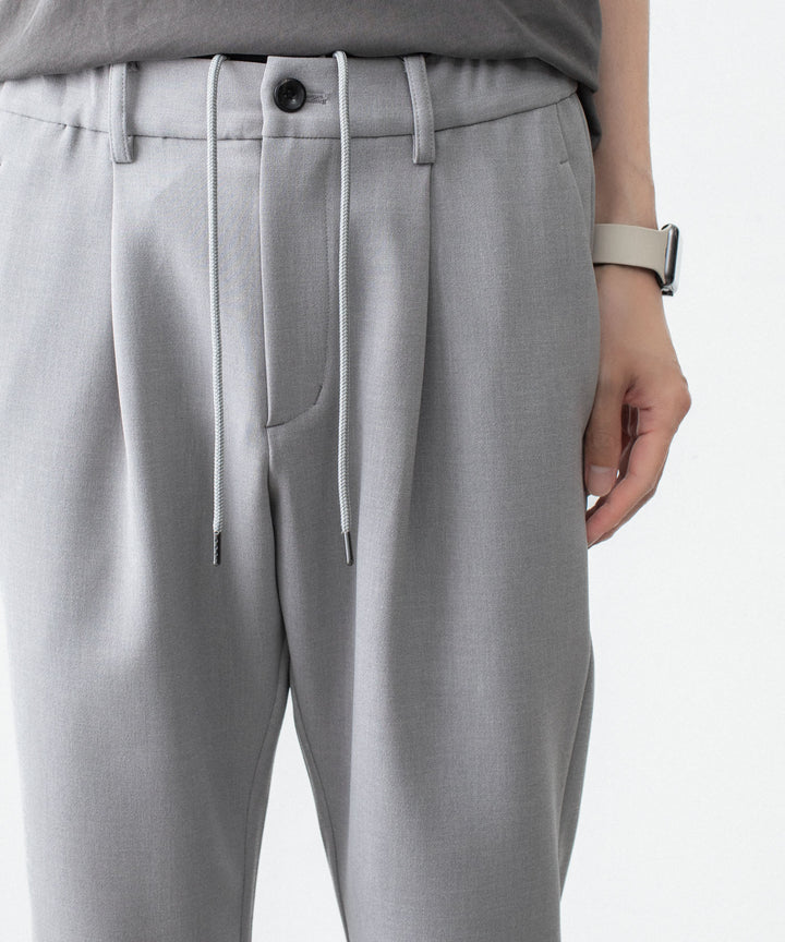 ATTACHMENT アタッチメントのPE STRETCH DOUBLE CLOTH REGULAR FIT EASY TROUSERS - L.GRAYの公式通販サイトsession福岡セレクトショップ