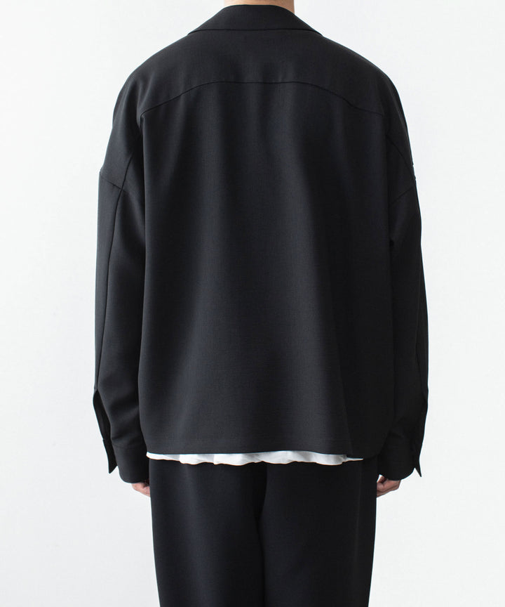 ATTACHMENT / EXCLUSIVE ITEMアタッチメントのPE LIGHT TROPICAL OVERSIZED SHIRT BLOUSON - BLACKの公式通販サイトsession福岡セレクトショップ