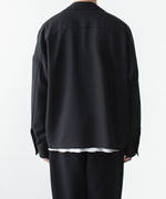 画像をギャラリービューアに読み込む, ATTACHMENT / EXCLUSIVE ITEMアタッチメントのPE LIGHT TROPICAL OVERSIZED SHIRT BLOUSON - BLACKの公式通販サイトsession福岡セレクトショップ
