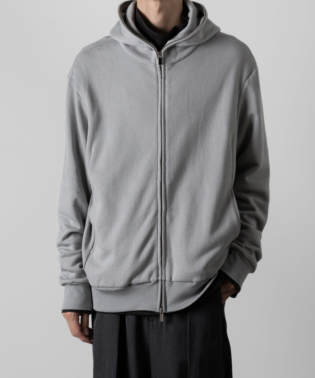 ATTACHMENT アタッチメントのSOFT CLASSIC TERRY ZIP UP HOODIE - L.BLUEの公式通販サイトsession福岡セレクトショップ