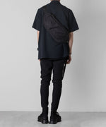 画像をギャラリービューアに読み込む, ATTACHMENT アタッチメントのPE HIGH COUNT DOUBLE CLOTH SIDE POCKET EAZY PANTS - BLACKの公式通販サイトsession福岡セレクトショップ
