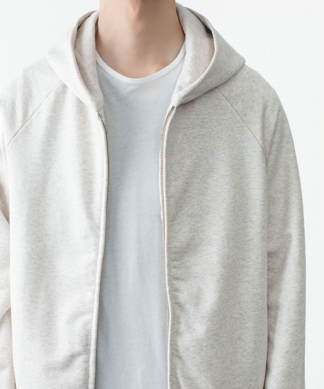 ATTACHMENT アタッチメントのCO STRETCH TERRY ZIP UP HOODIE - X.GRAYの公式通販サイトsession福岡セレクトショップ