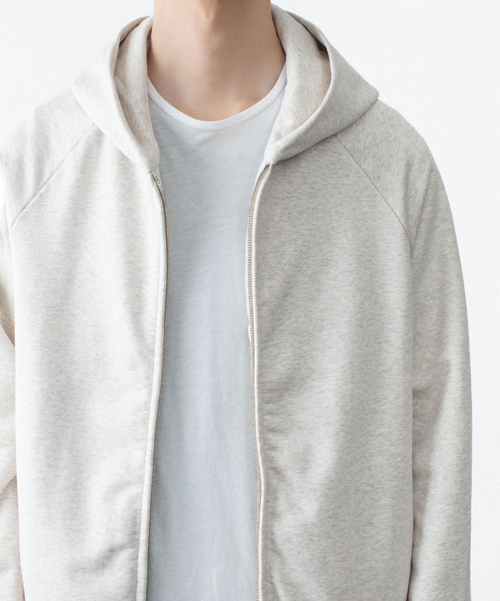 ATTACHMENT アタッチメントのCO STRETCH TERRY ZIP UP HOODIE - X.GRAYの公式通販サイトsession福岡セレクトショップ