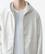 画像をギャラリービューアに読み込む, ATTACHMENT アタッチメントのCO STRETCH TERRY ZIP UP HOODIE - X.GRAYの公式通販サイトsession福岡セレクトショップ
