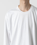 画像をギャラリービューアに読み込む, ATTACHMENT アタッチメントのCOTTON DOUBLE FACE OVERSIZED L/S TEE - WHITEの公式通販サイトsession福岡セレクトショップ
