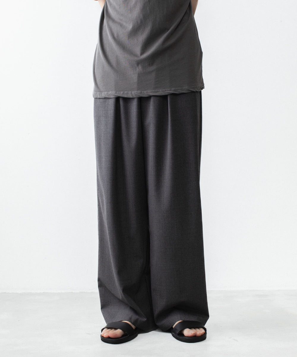 ATTACHMENT アタッチメントのWO/TA STRETCH TRO 1TUCK WIDE TROUSERS - D.GRAYの公式通販サイトsession福岡セレクトショップ