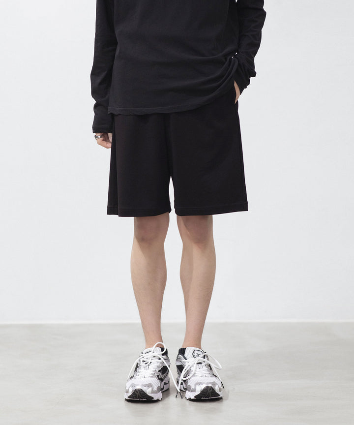 ATTACHMENT アタッチメントのCOTTON DOUBLE FACE EASY SHORTS - BLACKの公式通販サイトsession福岡セレクトショップ