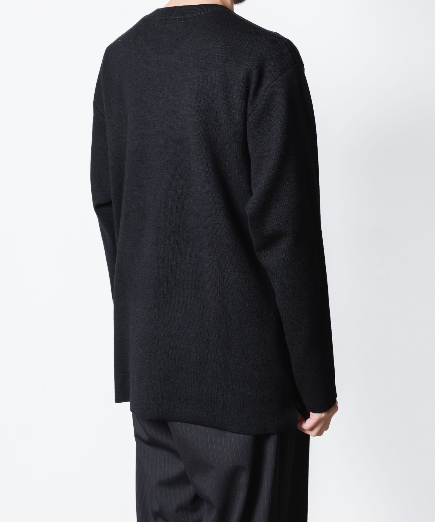 ATTACHMENT アタッチメントのWOxPE DOUBLE FACE KNIT CREW NECK PULLOVER - BLACKの公式通販サイトsession福岡セレクトショップ