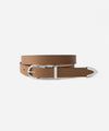 【 ATTACHMENT 】COW LEATHER WESTERN BELT - BEIGE