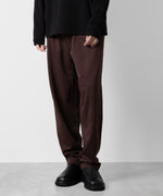 画像をギャラリービューアに読み込む, ATTACHMENT アタッチメントのCOTTON DOUBLE FACE LOUNGE TROUSERS - BORDEAUX 公式通販サイトsession福岡セレクトショップ
