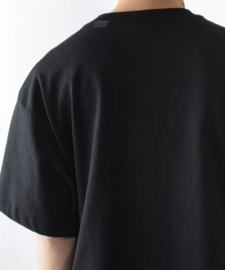 ATTACHMENT アタッチメントの30//2 SUVIN JERSEY EMBROIDERY TEE - BLACKの公式通販サイトsession福岡セレクトショップ