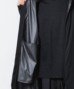 画像をギャラリービューアに読み込む, ATTACHMENT アタッチメントのNY 2LAYER STRETCH LIGHT HOODED COAT - BLACKの公式通販サイトsession福岡セレクトショップ

