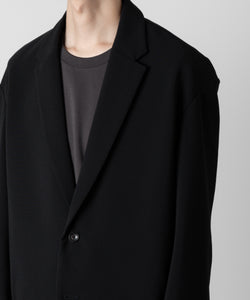 ATTACHMENT アタッチメントのPE STRETCH DOUBLE CLOTH OVERSIZED 2B JACKET - BLACK 公式通販サイトsession福岡セレクトショップ