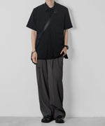 画像をギャラリービューアに読み込む, ATTACHMENT アタッチメント LIMITEDのSORIBIA TWILL BELTED WIDE TROUSERS - D.GRAYの公式通販サイトsession福岡セレクトショップ
