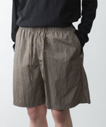 画像をギャラリービューアに読み込む, ATTACHMENT アタッチメントのNY TAFFETA SHORTS - KHAKI GRAYの公式通販サイトsession福岡セレクトショップ
