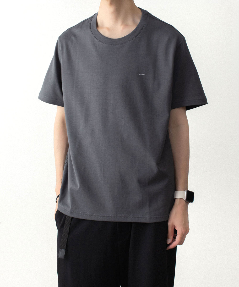 ATTACHMENT アタッチメントの100//3 JERSEY LOGO S/S TEE - GRAYの公式通販サイトsession福岡セレクトショップ