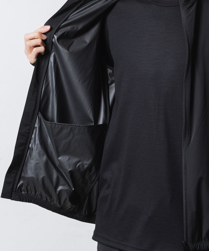 ATTACHMENT アタッチメントのNY 2LAYER STRETCH LIGHT BLOUSON - BLACKの公式通販サイトsession福岡セレクトショップ
