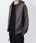 画像をギャラリービューアに読み込む, ATTACHMENT / EXCLUSIVE ITEMアタッチメントのCO STRECH TERRY ZIP UP HOODIE - D.GRAYの公式通販サイトsession福岡セレクトショップ
