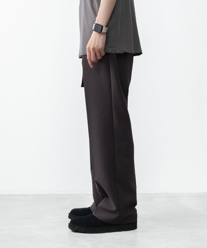 ATTACHMENT アタッチメントのPE STRETCH DOUBLE CLOTH BELTED STRAIGHT TROUSERS - D.BROWNの公式通販サイトsession福岡セレクトショップ
