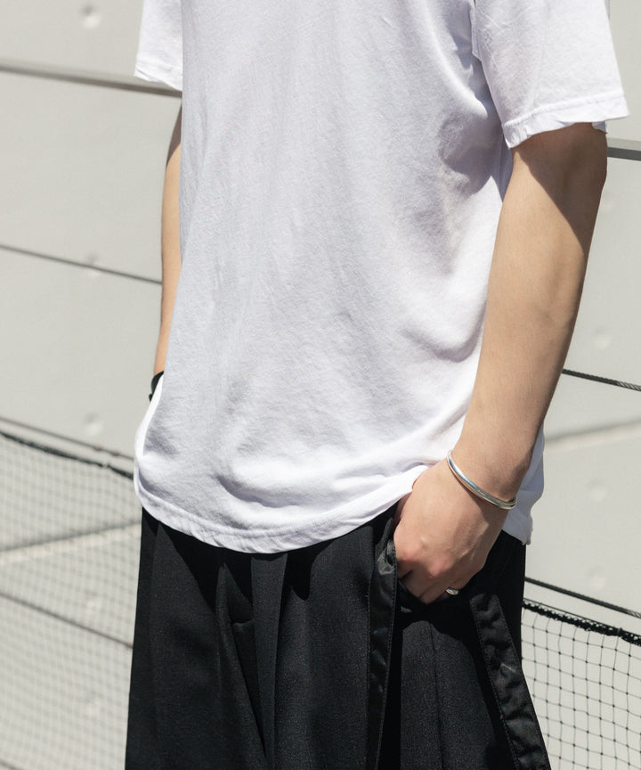 ATTACHMENT アタッチメントの100/3 HIGH TWIST JERSEY SLIM FIT S/S TEE - WHITEの公式通販サイトsession福岡セレクトショップ