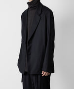 画像をギャラリービューアに読み込む, ATTACHMENT アタッチメントのWASHABLE WO/PE STRETCH SAXONY OVERSIZED LIGHT JACKET - NAVY 公式通販サイトsession福岡セレクトショップ
