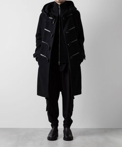 ato(アトウ)のSTAND COLLAR ZIP CARDIGAN  - BLACKの公式通販サイトsession福岡セレクトショップ