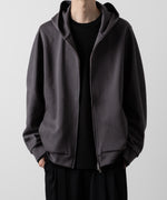 画像をギャラリービューアに読み込む, ATTACHMENT アタッチメントのCO/PE DOUBLE KNIT ZIP UP HOODIE - D.GRAY 公式通販サイトsession福岡セレクトショップ
