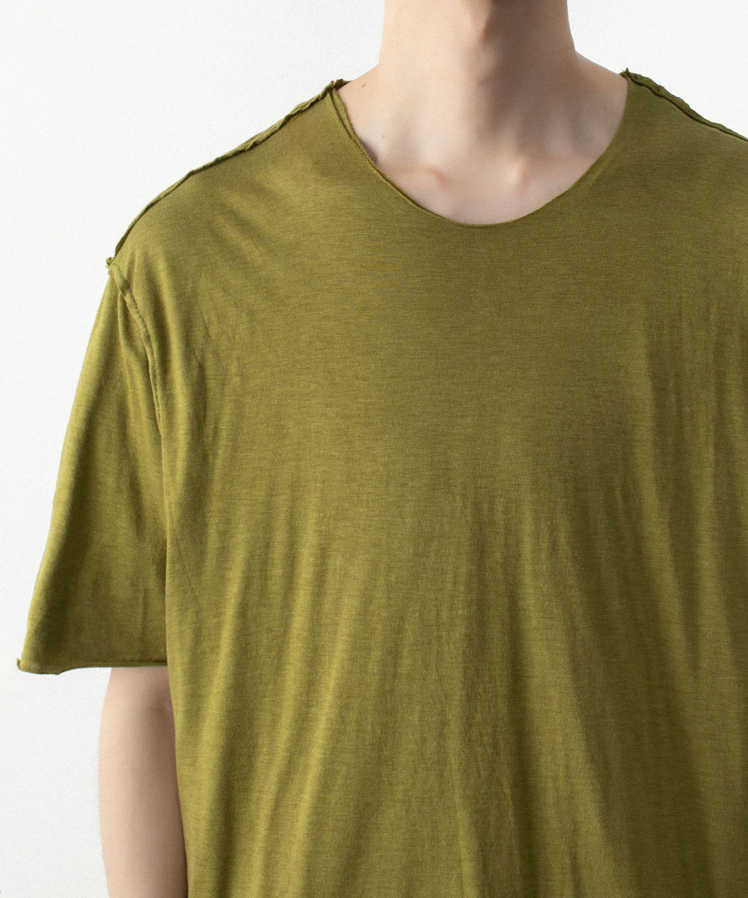 ATTACHMENT アタッチメントのCO/CU JERSEY SLIM FIT LAYERED S/S TEE - D.YELLOWの公式通販サイトsession福岡セレクトショップ